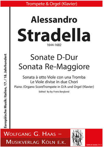 Stradella, Alessandro 1644-1682  -Sonata con una Tromba Sonata con una Tromba Ré majeur