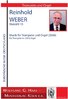 Weber, Reinhold 1927-2013 -Musique Pour trompette, orgue Toccata, WebWV15