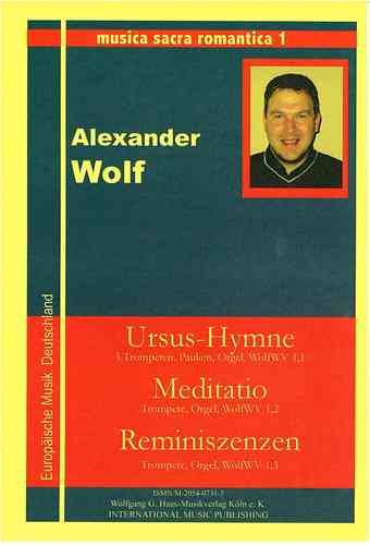 Wolf, Alexander *1969 1-3  trompeta(s),piano/órgano WolfWV1-3