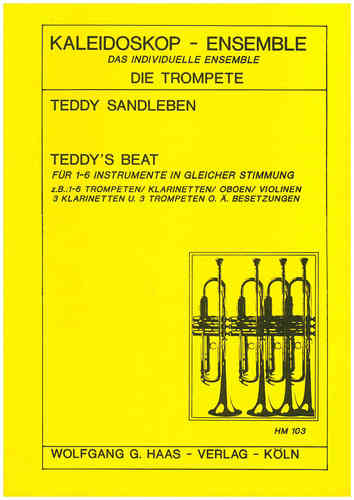 Sandleben,Teddy *1933 -Teddy Beat pour 6 trompettes (clarinettes)