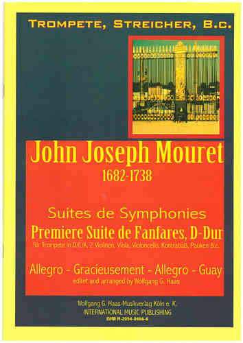 Mouret,John-Joseph 1682-1738 Suites de Symphonies -Premiere Suite de Fanfares, re mayor