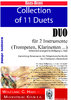Haas,Wolfgang G.;11 Duette für 2 Trompeten (Klarinetten/Hörner)