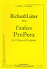 Lister, Richard Allen 1947-2010 -Fanfare por Porz / 2 Trompetas (naturales)