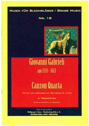 Gabrieli, Giovanni 1558-1613 -Canzon Quarta pour 4 Trompettes