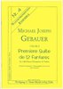 Gebauer, Michael 1763-1812  Premiere Suite de Fanfares 12 for 4 (8) (natural) trumpets, timpani