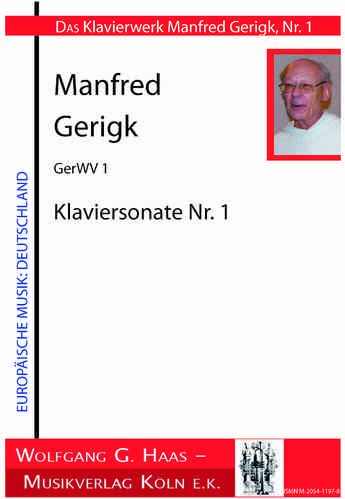 Gerigk, P. Manfred OP *1934 Klaviersonate Nr. 1, GerWV1