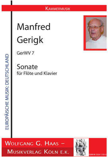 Gerigk, Manfred OP * 1934 Sonata per flauto e pianoforte GerWV7