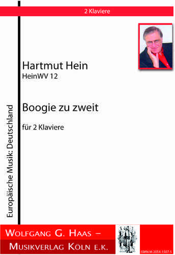 Hein,Hartmut 1936-2018 Boogie zu zweit für 2 Klaviere“  HeinWV12