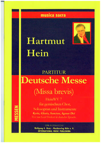 Hein,Hartmut 1936-2018; Deutsche Messe, PARTITUR