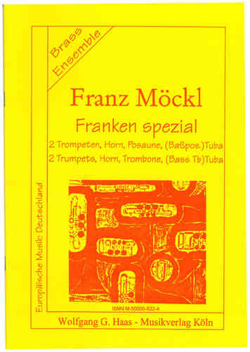 Möckl, Franz 1925-2014 Franken spezial, MWV 148 brass quintet