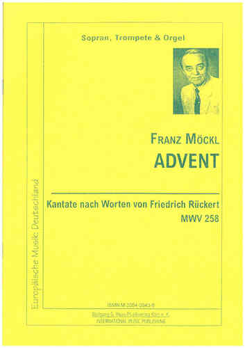Möckl, Franz Advent MWV 258 Soprano solo, trumpet, organ