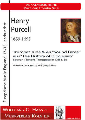 Henry Purcell. 1659-1695 Trumpet tune & Air "Sound fame" Voce con Tromba,Nr. 4