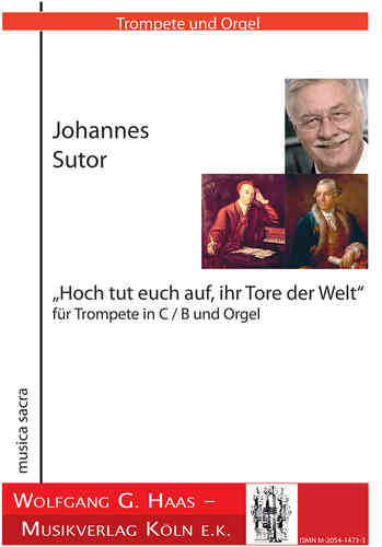 Sutor, Johannes; "Hoch tut euch auf" para trompeta y órgano