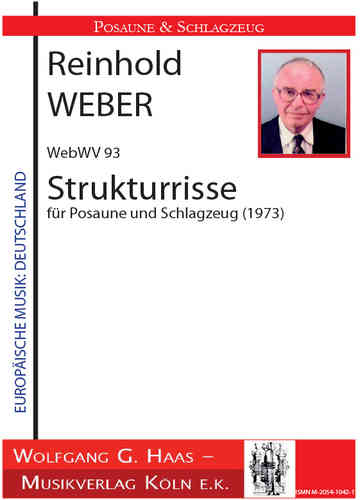 Weber, Reinhold 1927_2013 Structural cracks, Trombone solo with percussion WebWV93 (1973)