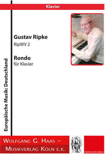 Ripke, Gustav *1927 ; Rondo pour piano Rip WV 2
