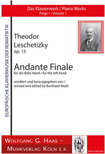 Leschetizky, Theodor, 1830-1915 Andante Finale op. 13 pour la main gauche / pour la main gauche