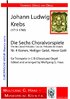 Johann Ludwig Krebs (1713-1780) Les six Préludes de chorals; Nr.4 "Komm, Heiliger Geist, Herre Gott"