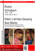 Schubert, François 1797-1828; Ellen's 3rd Vocals (AVE MARIA) pour voix et piano (orgue)