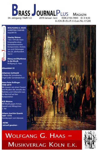 Brass Journal plus; 2019, 34. Jahrgang / Heft 1_2, Januar-Juni, ISSN 2193-7893 PAPER