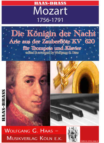 Mozart,Wolfgang A._ La Reina de la Noche Aria de la Flauta Mágica K. 620 para trompeta y piano