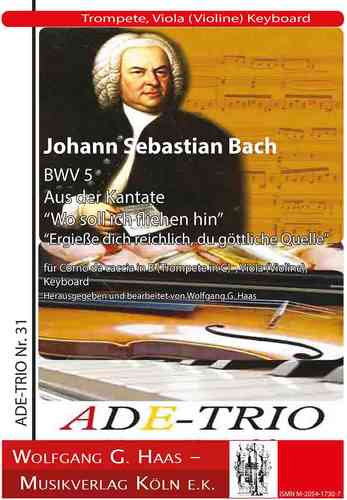 Bach, Johann S., Kantate BWV 5 “Ergieße dich reichlich" Corno da Caccia, Viola, Cembalo