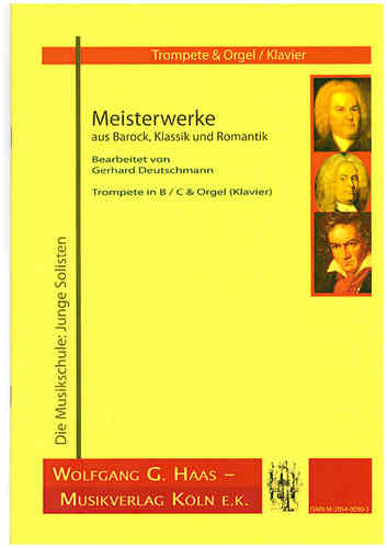 Master-d'œuvre du baroque, classique et romantique, pour trompette, orgue