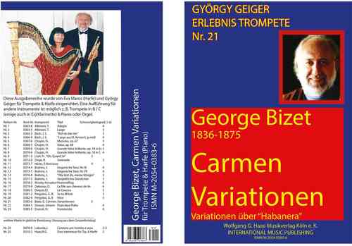 Bizet,George 1838-1875; Carmen Variationen; Trompete, Harfe (Klavier)