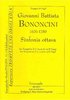 Bononcini, Giovanni 1670-1747; Sinfonia Ottava para trompeta en Re/Do o trompeta piccolo, órgano