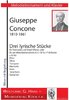 Concone, Giuseppe 1810-1861, tres piezas líricas para un instrumento de la melodía y piano