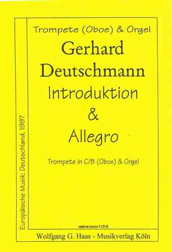Deutschmann,Gerhard,Introduktion & Allegro, DWV 33
