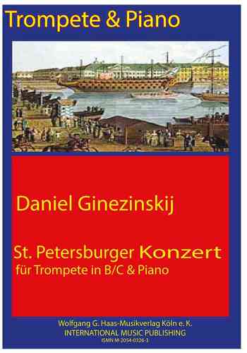 Ginezindkij, Daniel born 1919 -St. Petersburg Concerto for Trumpet, Piano