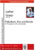 Graap, Lothar *1933 -Präludium, Aria and Rondo GWV648, for trumpet C / B, harpsichord