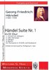 Händel, Georg Friedrich 1685-1759, Handel Suite no. 1 en ré majeur Trp en D / A / B et Keyb (Org /