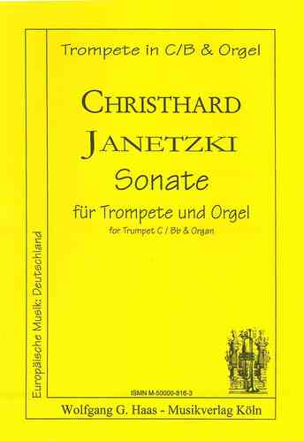 Janetzki, Christhard *1950;  Sonata for Trumpet, Organ