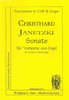 Janetzki, Christhard *1950;  Sonata for Trumpet, Organ