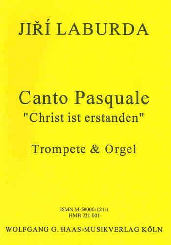 Laburda, Jiří 1931 -Canto Pasquale "Christ ist erstanden"  para trompetta, órgano