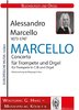 Marcello, Alessandro 1673-1747; Concerto für Trompete (C / B) und Orgel