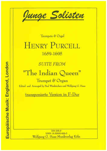 Purcell, Henry 1659-1695 Suite da "The Indian Queen" (Versione di Fa maggiore) per tromba e organo