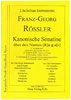 Rössler, Franz Georg *1949  -Kanonische Sonatine por nombre (R) ege (r)