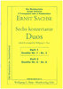 Sachse, Ernst 19.Jahrh (concert) Duets (6) Livret pour une Nos. 1-3 / 2 Trompettes, (grade 2-3)