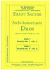 Sachse, Ernst 19.Jahrh (concert) Duets (6) Livret de deux pas. 4-6 / 2 Trompettes (grade 2-3)