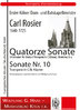 Rosier, Carl 1640-1725 -Sonata N ° 10 pour (naturel) trompette (hautbois), orgue / piano