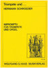 Schroeder, Hermann 1904-1984; Impromptu für Trompete, Orgel
