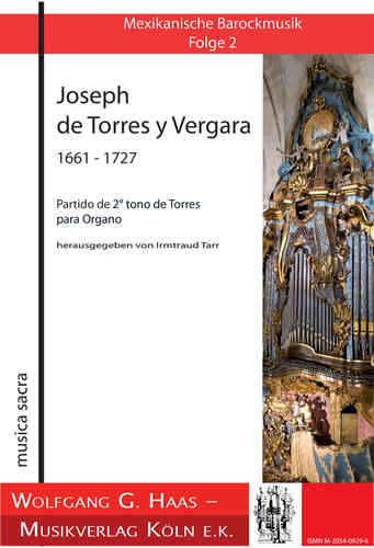 Torres y Vergara, Joseph 1661-1727  -Partido de 2° tono para Organo, Nr. 2