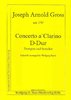 Gross, Joseph Arnold 1701-1783 -Concerto à Clarino für (NAT) Trompete, Streicher, Bc