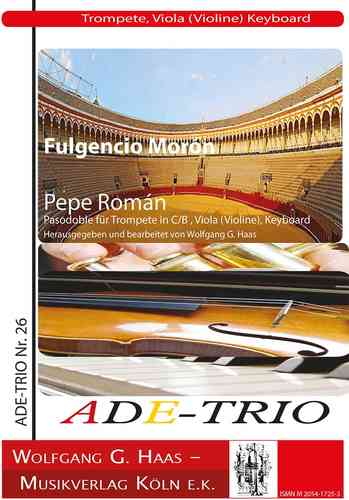 Morón, Fulgencio -Pepe Román, Paso Doble per tromba in C / B, Viola (violino), Tastiera