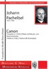 Pachelbel, Johann 1653-1706 -Canon in D Major for Trp in B / C / A, [2 Fl], String Orchestra