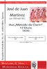 Martínez, José de Juan in 1810-1882; aus „Método de Clarín“ (1830) 12 Duos para clarines