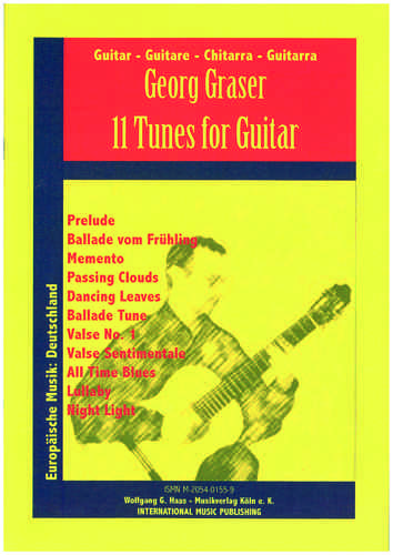 Graser, Georg *1955 11 Tunes für Gitarre