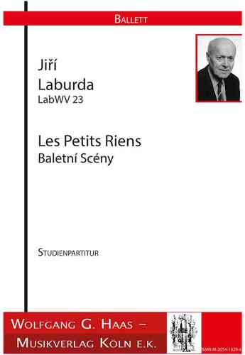 Laburda, Jiří 1931 -Les petits Riens LabWV23, música Ballet, partitura de estudio